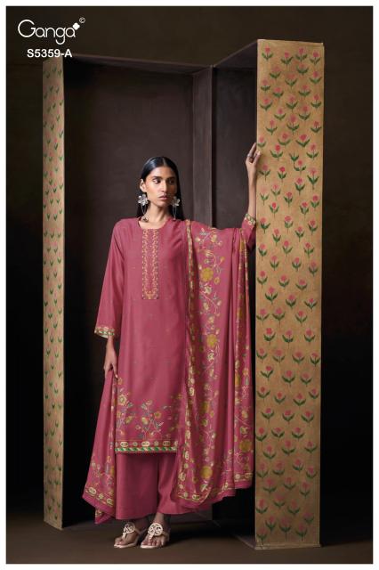 Ganga prishta 5359 buy at online cotton dress material wholesale price in mumbai